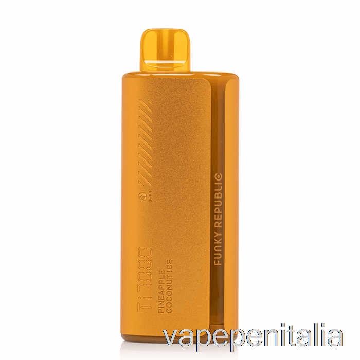 Penna Vape Funky Lands Ti7000 Ghiaccio Di Cocco E Ananas Usa E Getta